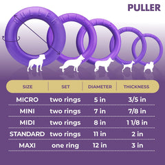 Purple Puller Dog Ring (Standard)