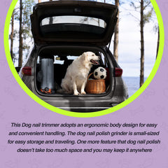 Ergonomic Dog Nail Grinder