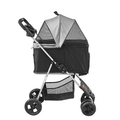 Dog Stroller With Detachable Carrier