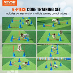 Dog Agility Hurdle & Obstacle Cone Kit