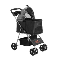 Dog Stroller With Detachable Carrier
