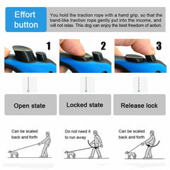 Ergonomic Retractable Dog Leash