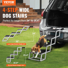 Portable Dog Stairs (max 150lbs)