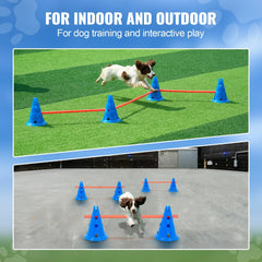 Dog Agility Hurdle & Obstacle Cone Kit
