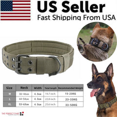 Heavy Duty Tactical Dog Collar