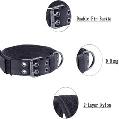 Heavy Duty Tactical Dog Collar