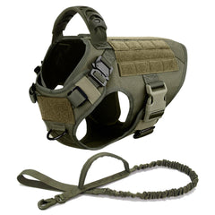 Tactical Dog Harness & Leash