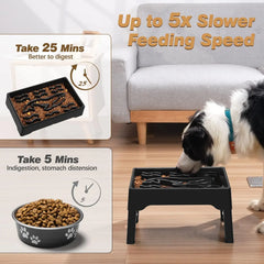 Adjustable Raised Slow Feeder