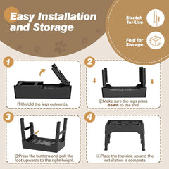 Adjustable Raised Slow Feeder