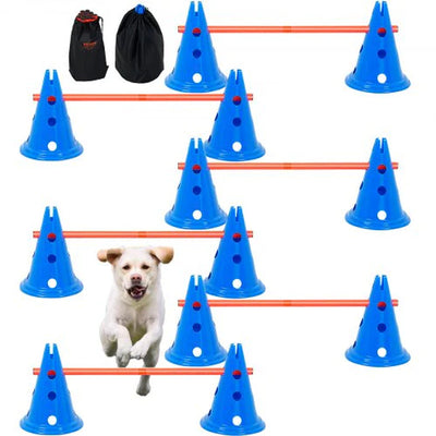 Dog Agility Hurdle & Obstacle Cone Kit