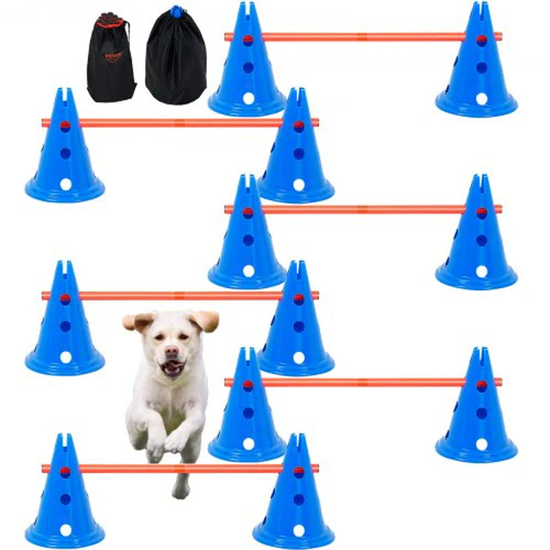 Dog Agility Hurdle & Obstacle Cone Kit