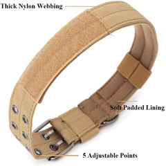 Heavy Duty Tactical Dog Collar