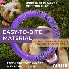 Purple Puller Dog Ring (Mini)