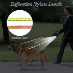 Ergonomic Retractable Double Dog Leash